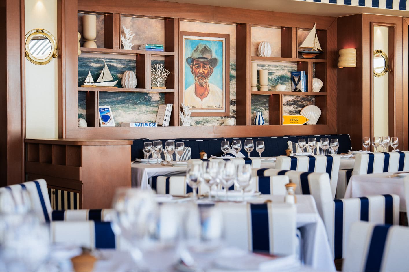 La salle de restaurant de chez Tetou